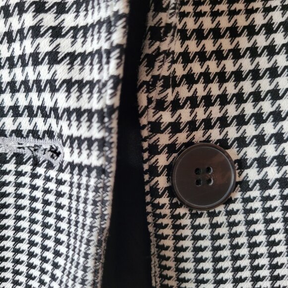 Rachel Zoe Houndstooth Plaid Vest Size XL - Picture 9 of 11
